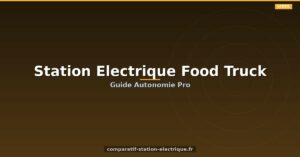 Station Électrique pour Food Truck & Marché : Guide Autonomie Pro