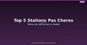 Top 5 des Stations Électriques Pas Chères (Moins de 300€)