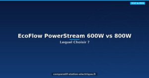 EcoFlow PowerStream 600W vs 800W : Lequel Choisir ?